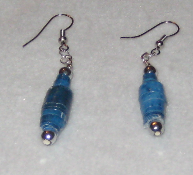 Blue earrings