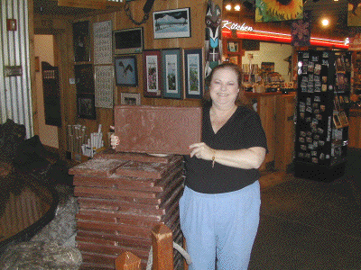 Bonney at the chololate Fountain