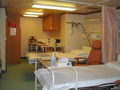 Coral Princess medical area.