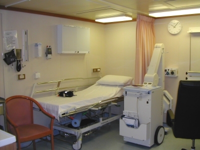 Coral Princess medical area.