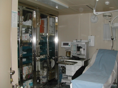 Coral Princess medical area.