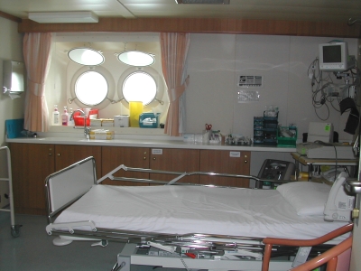 Coral Princess medical area.